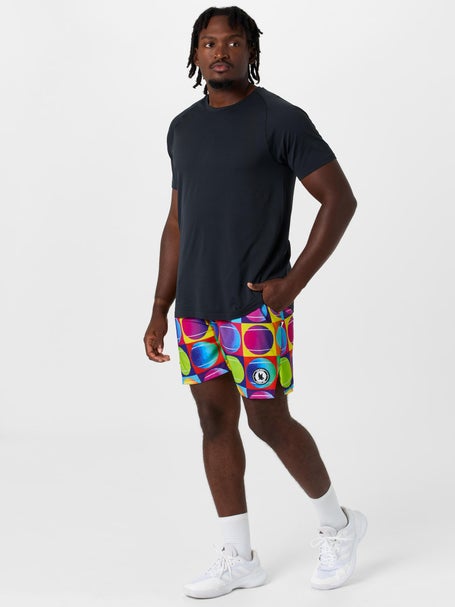 Flow Society Mens Tennis Pop Art Short