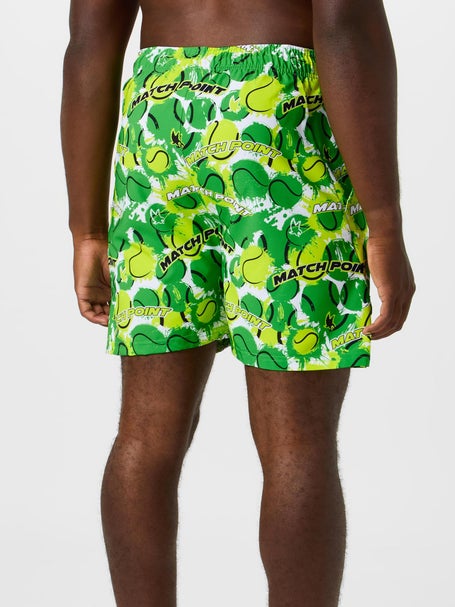 Flow Society Mens Tennis Splatter Match Point Short