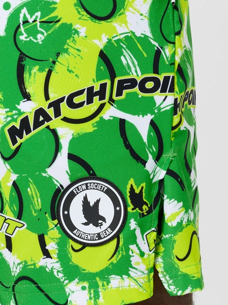 Flow Society Mens Tennis Splatter Match Point Short