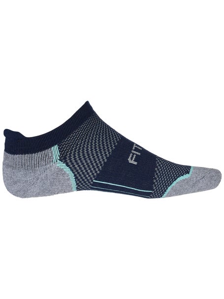 Fitsok SR8 Tech No Show Sock Navy/Teal