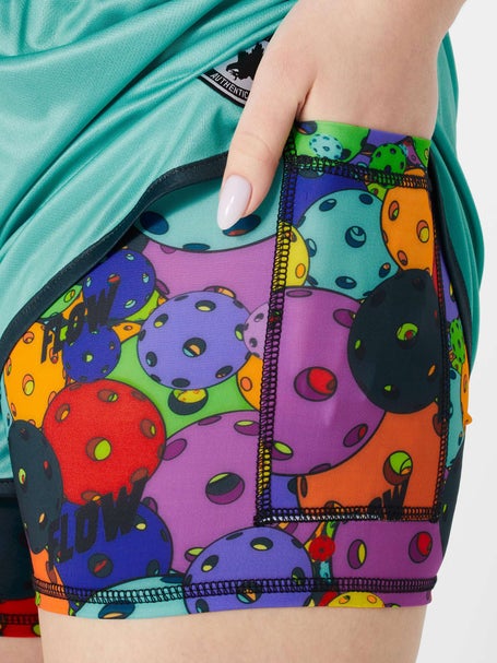 Flow Society Women 2-in-1 Motley Pickleball Short