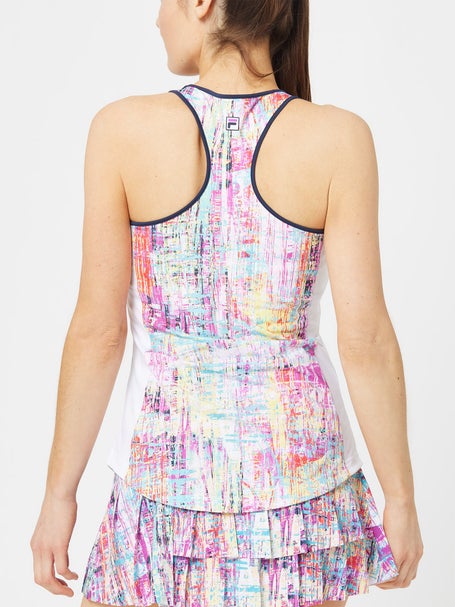 Fila Womens Alley Print Racerback Tank