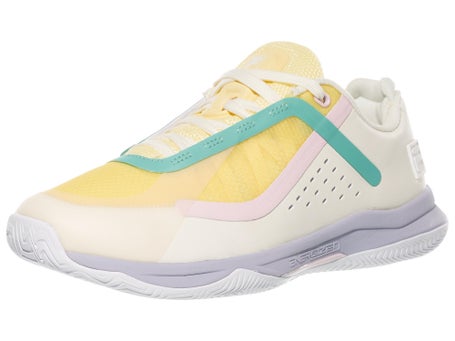 Fila Volley Burst 2 Grey/Yellow Womens Pickle Shoes