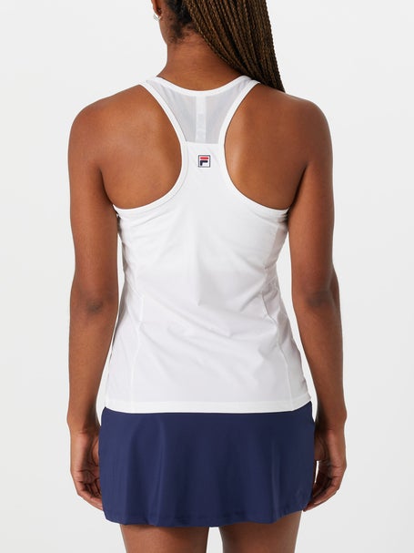 Fila Womens Essentials Racerback Mesh Tank - White