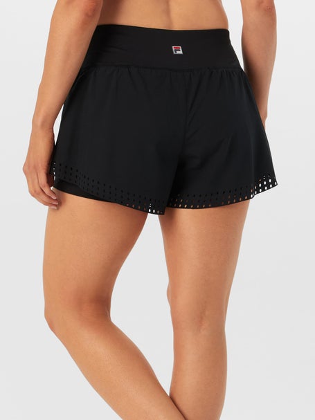 Fila Womens Double Layer Short - Black