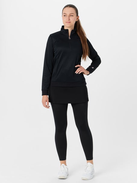 Fila Womens Essential Long Sleeve 1/4 Zip - Black