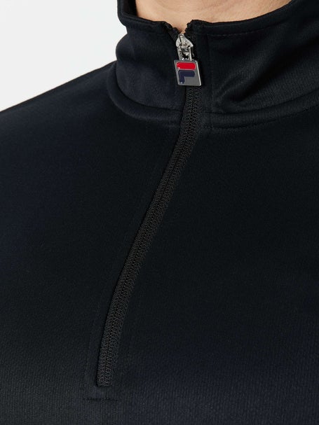 Fila Womens Essential Long Sleeve 1/4 Zip - Black