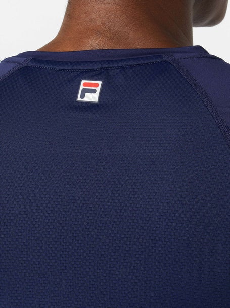 Fila Womens Essential Mesh Back Top - Navy