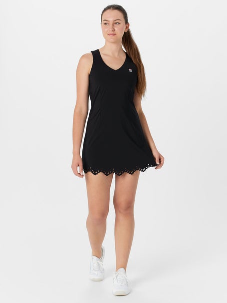 Fila Womens Essentials Lasercut Dress - Black
