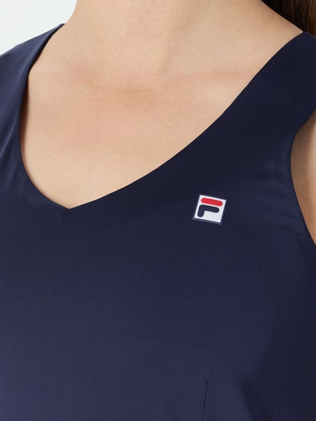 Fila Womens Essentials Lasercut Dress - Navy