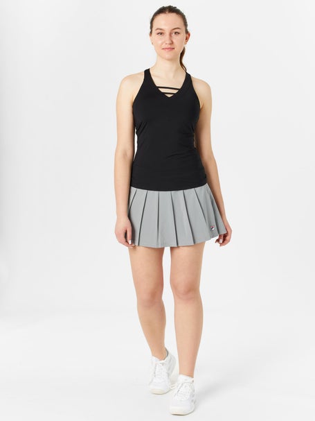 Fila Womens Essentials Woven Pleat Skirt - Monument