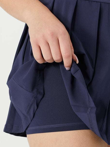 Fila Womens Essentials Woven Pleat Skirt - Navy