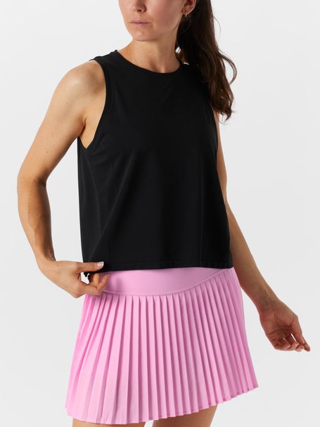 Fabletics Womens Feather Tech Muscle Tank - Black