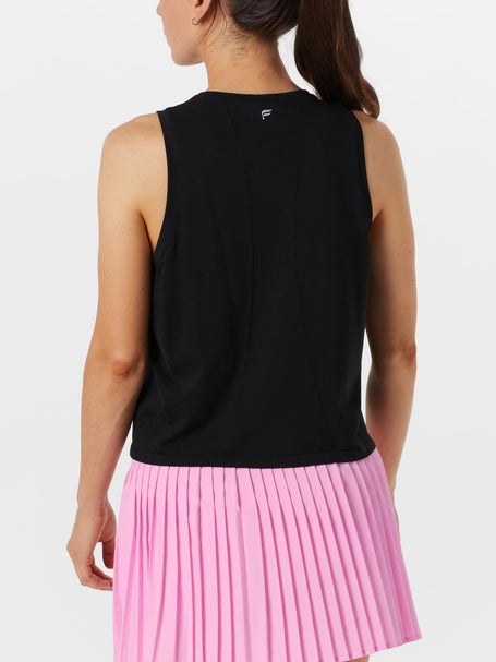 Fabletics Womens Feather Tech Muscle Tank - Black