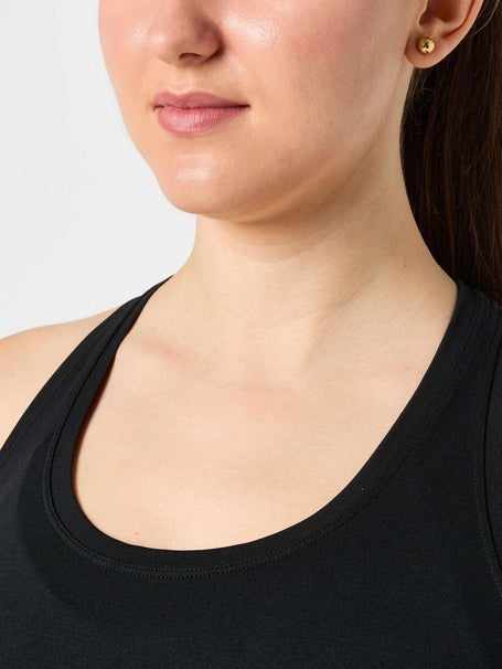 Fabletics Womens Feather Tech Racer Tank - Black