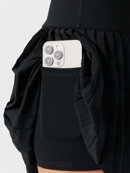 Fabletics Womens Hot Shot Pleated Skirt - Black