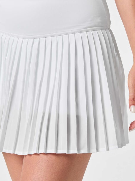 Fabletics Womens Hot Shot Pleated Skirt - White