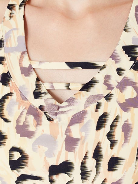 Fila Womens Print Essentials Court Tank - Animal