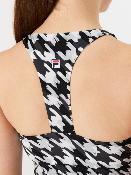 Fila Womens Print Essentials Court Tank - Houndstooth