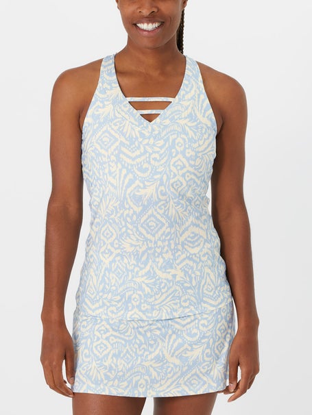 Fila Womens Print Essentials Court Tank - Victorian