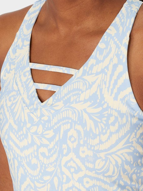 Fila Womens Print Essentials Court Tank - Victorian