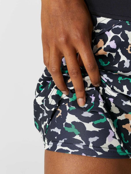 Fila Womens Pickleball Print Skirt - Black Animal