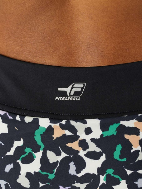 Fila Womens Pickleball Print Skirt - Black Animal