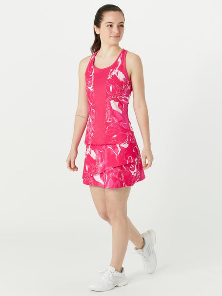 Fila Womens Pickleball Print Tank - Pink Marble