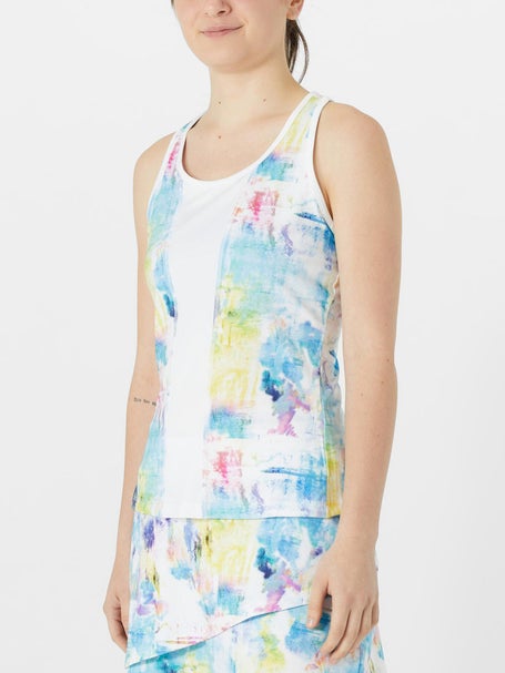 Fila Womens Pickleball Print Tank - Tie Dye