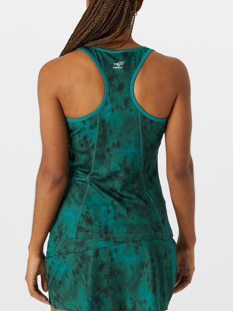 Fila Womens Pickleball Print Tank - Teal Velvet