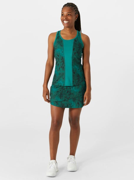 Fila Womens Pickleball Print Tank - Teal Velvet
