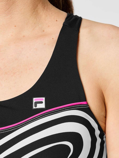Fila Womens Tie Breaker Print Racerback Tank