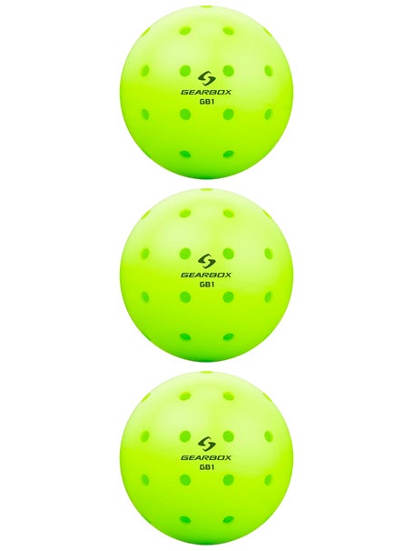 Gearbox GB1 Outdoor Pickleballs - Neon
