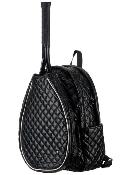 Glove It Quilted Tennis Racquet Backpack Black