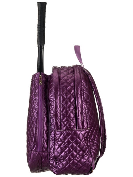 Glove It Quilted Tennis Racquet Backpack Purple