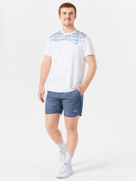 Grand Slam Mens Summer Linear Ergo Print Short