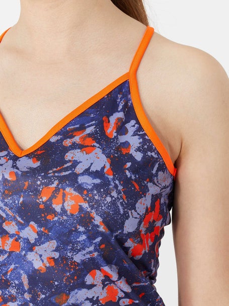 Grand Slam Womens Spring Abstract Floral Tank