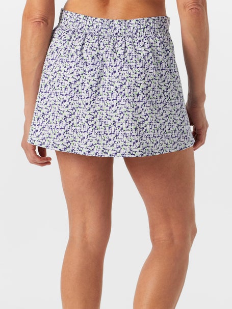 Grand Slam Womens Summer Front Pleat Print Skirt