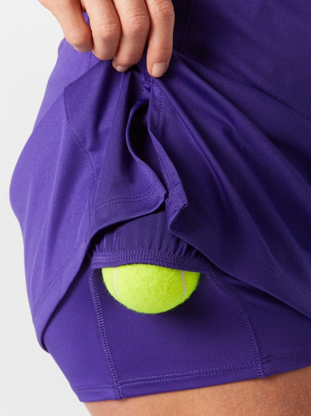 Grand Slam Womens Summer Solid Slit Skirt