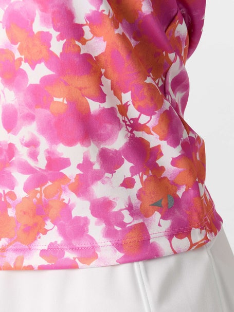 Grand Slam Womens Spring Square Neck Print Tank