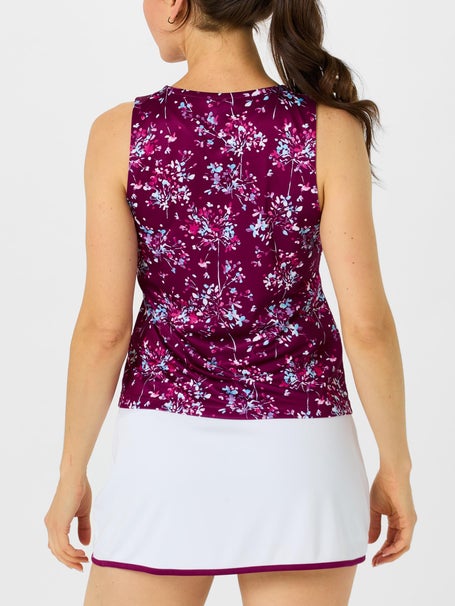 Grand Slam Womens Winter Keyhole Tank