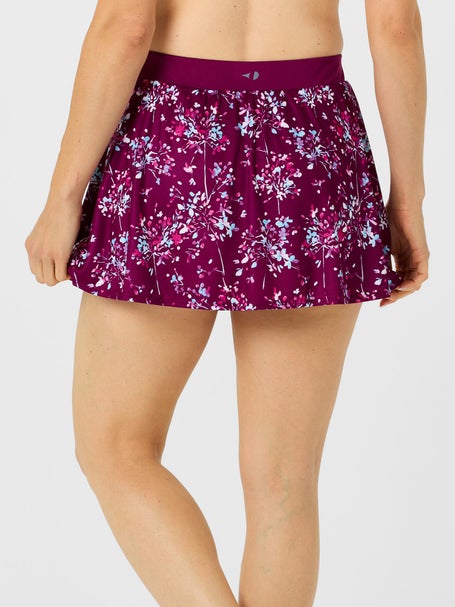 Grand Slam Womens Winter Double Wrap Flounce Skirt