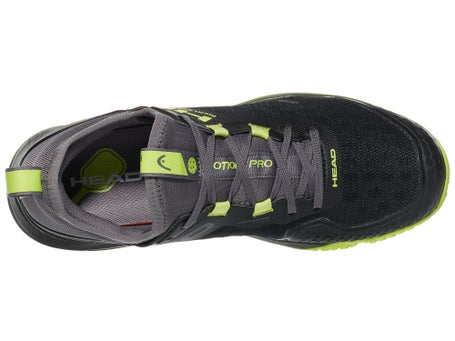 Head Motion Pro Mens Pickleball Shoes Black/Lime