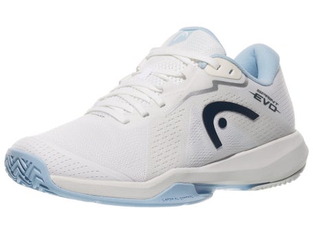 Head Sprint Evo 4.0 White/Light Blue Womens Shoes