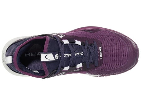 Head Motion Pro Woms Pickleball Shoes Plum/White