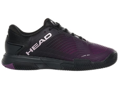 Head Revolt Pro 4.5 Clay Black/Plum Womens Shoes