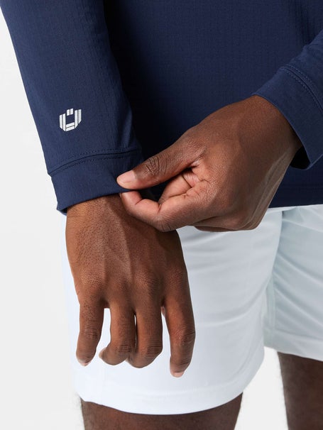 IBKUL Mens Long Sleeve Top - Navy