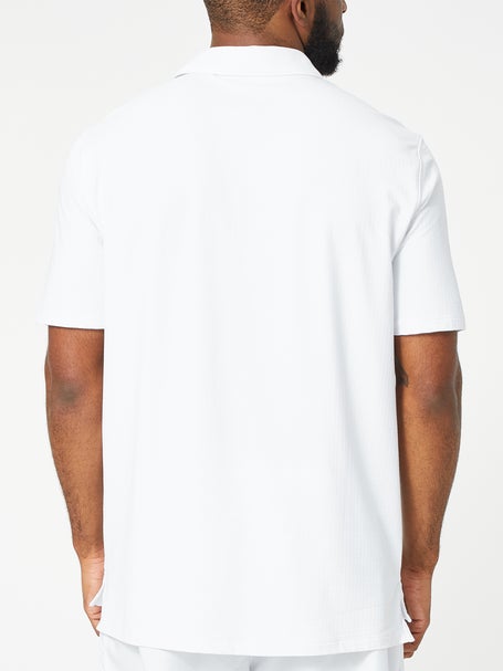 IBKUL Mens Solid Polo - White