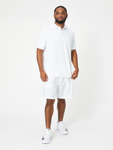 IBKUL Mens Solid Polo - White