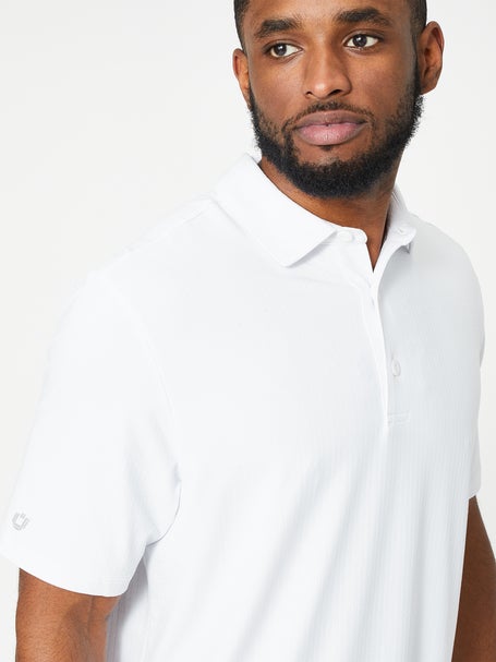 IBKUL Mens Solid Polo - White